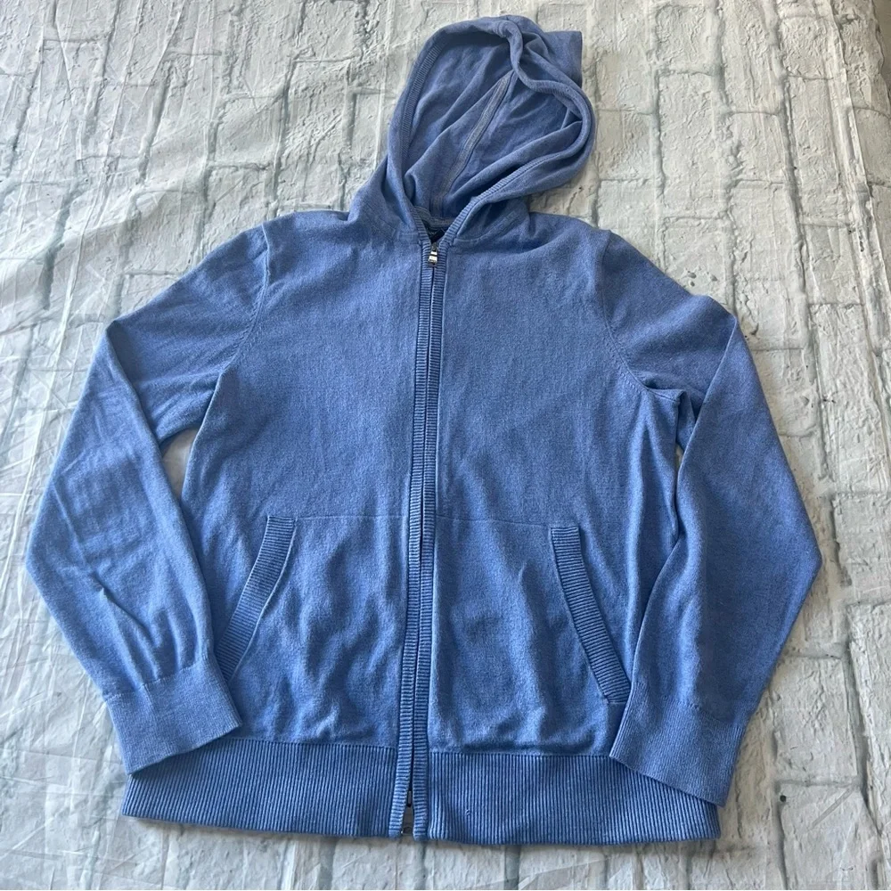 Banana Republic Hooded Jacket Cashmere Cotton Blend Full Zip